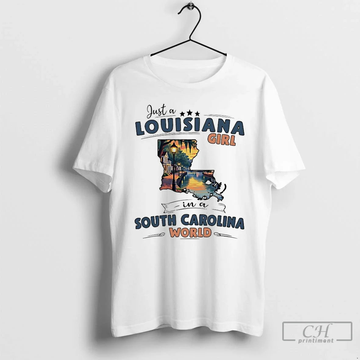 Classic Just A Louisiana Girl In A South Carolina World Unisex