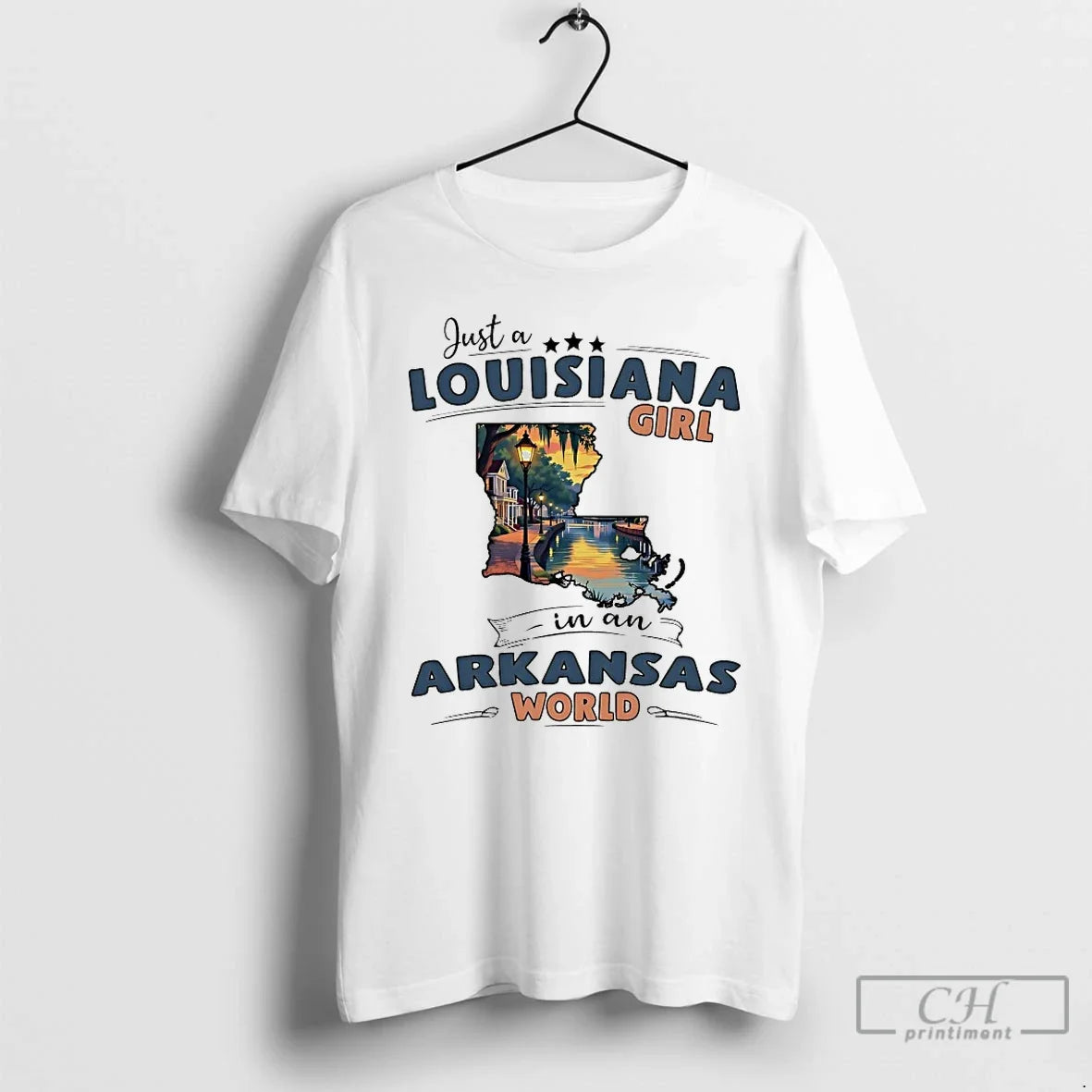 Classic Just A Louisiana Girl In An Arkansas World Unisex