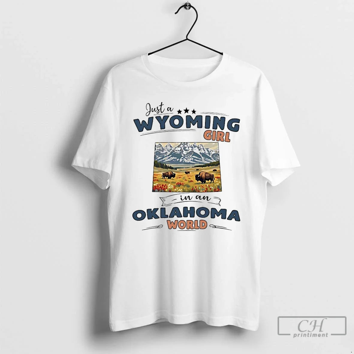 Classic Just A Wyoming Girl In An Oklahoma World Unisex