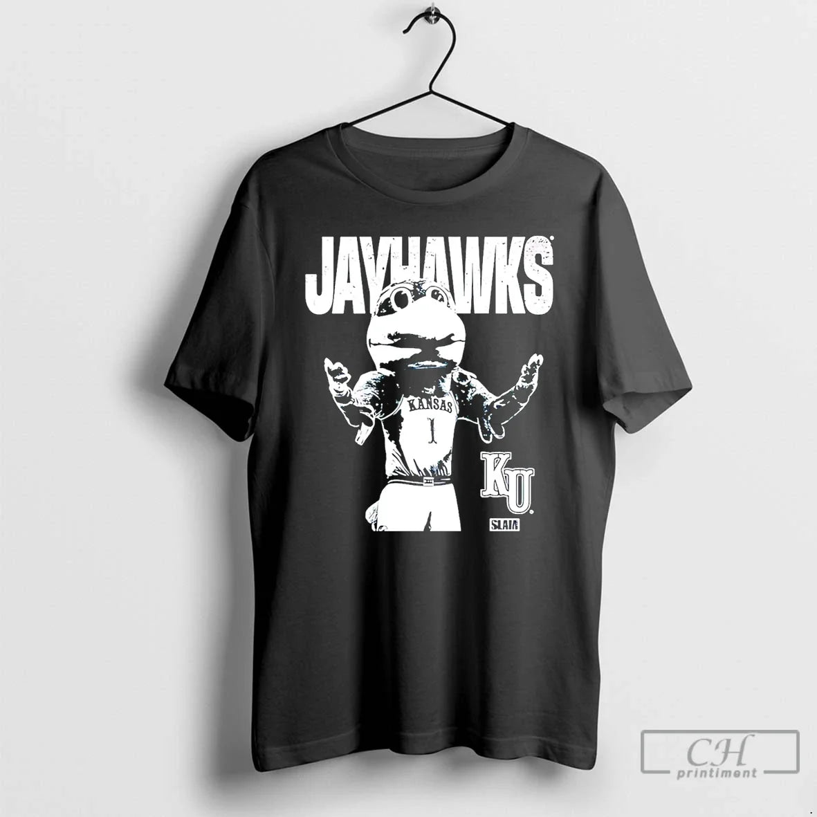 Classic Kansas Jayhawks Mascot Mode Slam Graphic Unisex