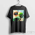 Classic Kermit The Frog Smoking Jaws Muppet Meme Unisex