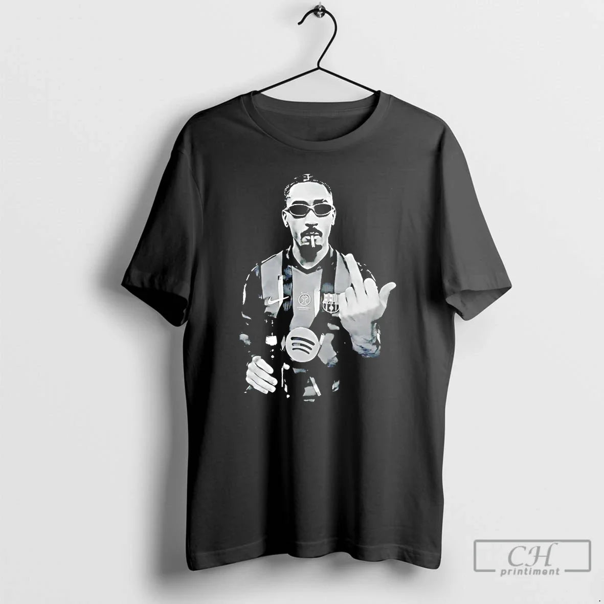 Classic Lamine Yamal Smoking And Drinking Beer Middle Finger Unisex