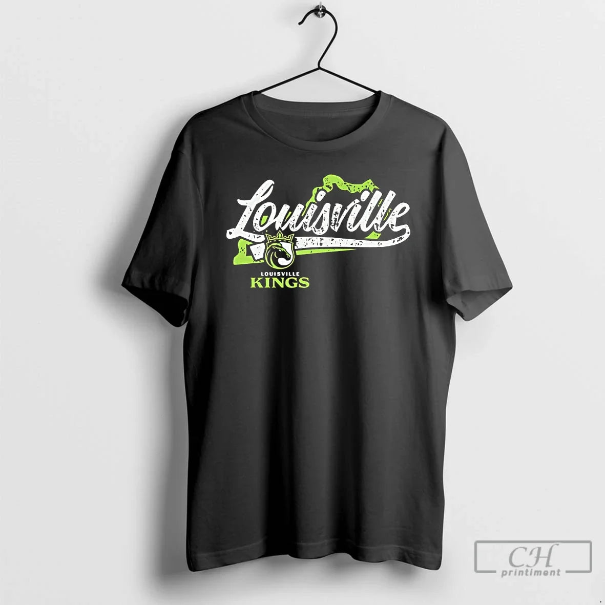 Classic Louisville Kings Football Logo State Map Unisex