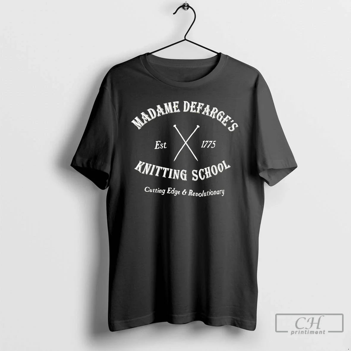 Classic Madame Defarges Knitting School Est 1775 Unisex