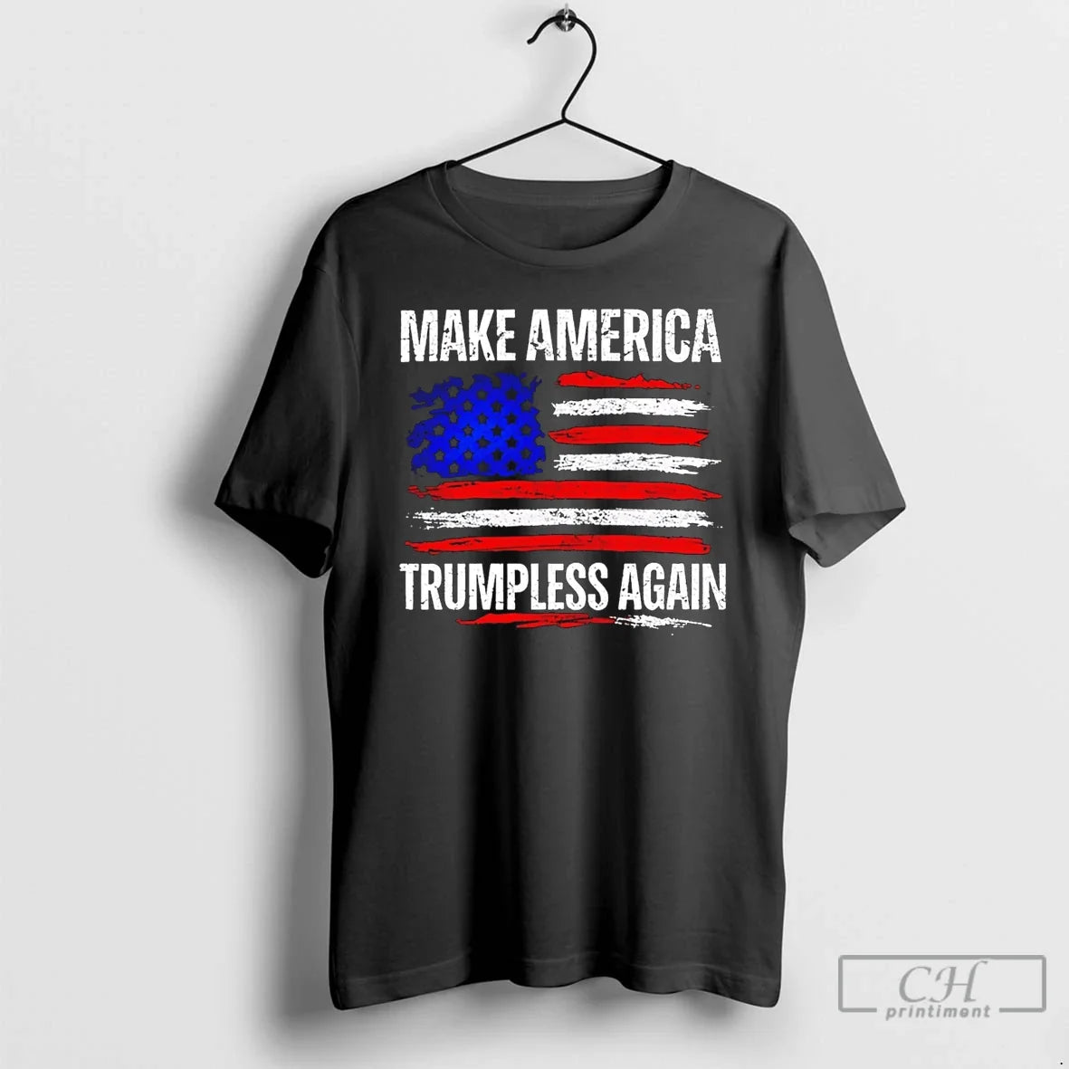 Classic Make America Trumpless Again Distressed Flag Unisex