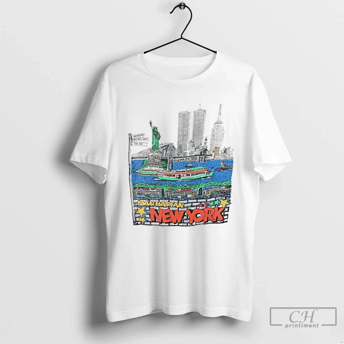 Classic Manhattan New York Art Unisex