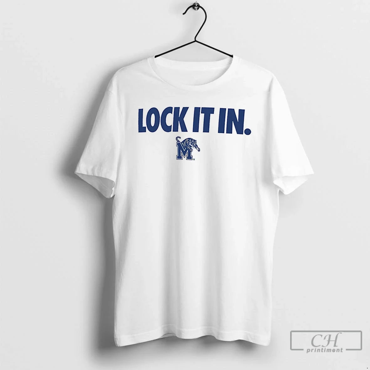 Classic Memphis Tigers Lock It In Logo Unisex