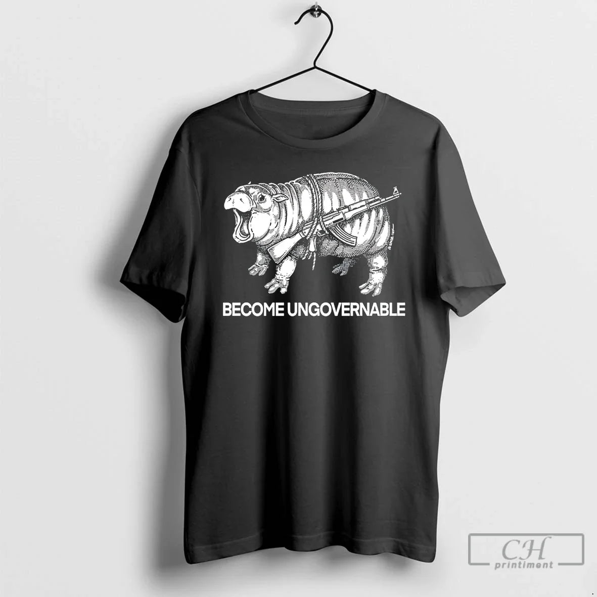 Classic Moo Deng Become Ungovernable Gun Unisex
