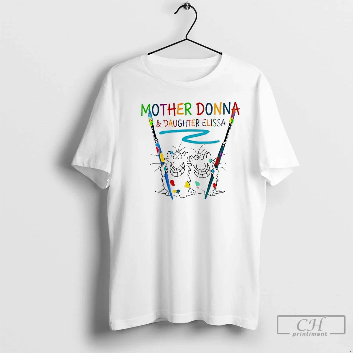 Classic Mother Donna Daughter Elissa Matching Art Cats Unisex