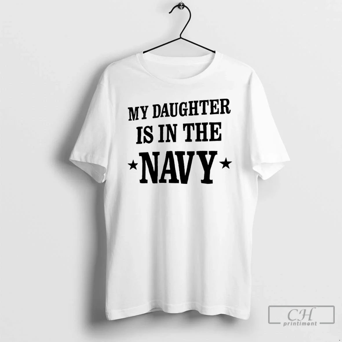Classic My Daughter Is In Navy Text Unisex