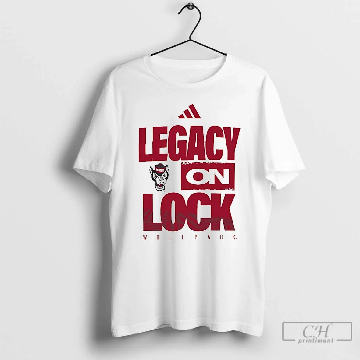 Classic Nc State Wolfpack Legacy On Lock Logo Unisex