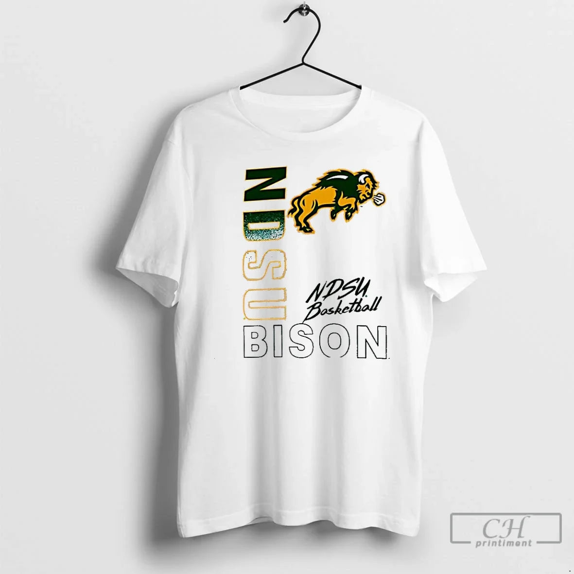 Classic Ndsu North Dakota State University Bison Basketball Graphic Unisex