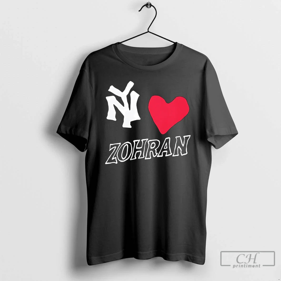 Classic Ny Loves Zohran Heart Unisex