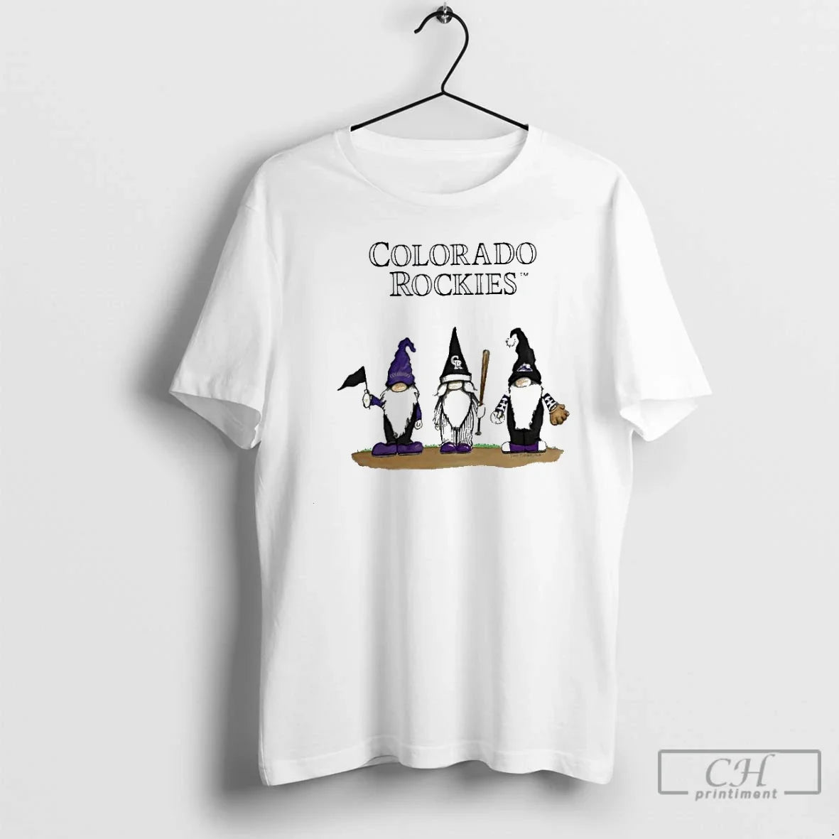 Classic Nationals Gnomes With Colorado Rockies Basketball Unisex