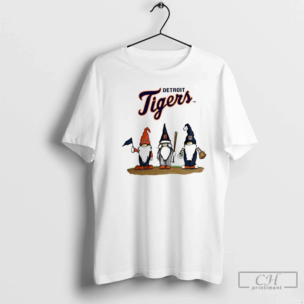 Classic Nationals Gnomes With Detroit Tigers Basketball Unisex