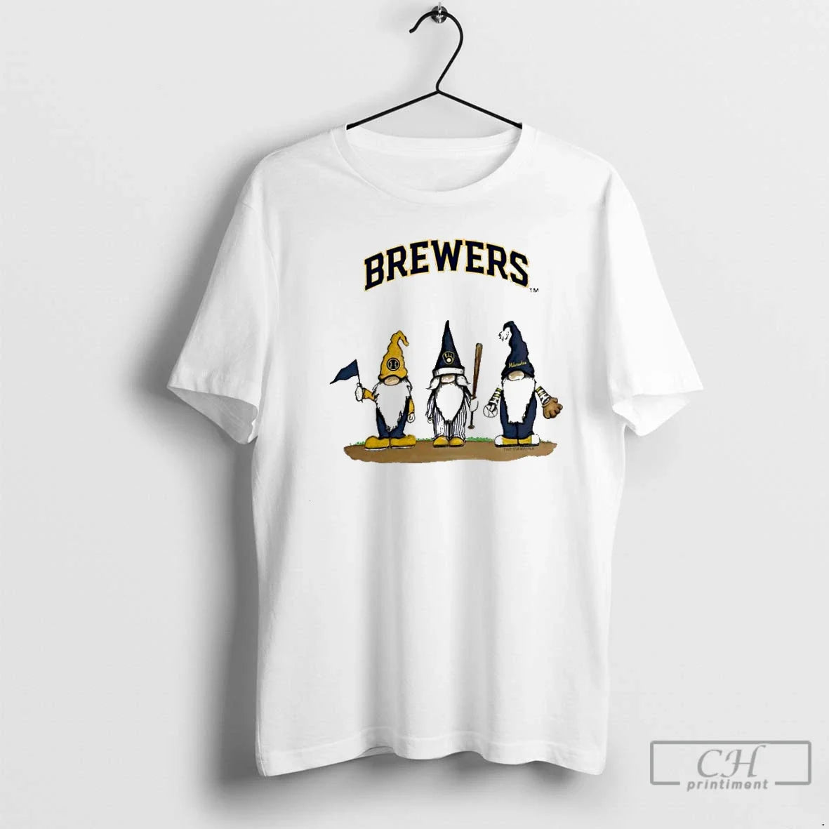 Classic Nationals Gnomes With Milwaukee Brewers Basketball Unisex