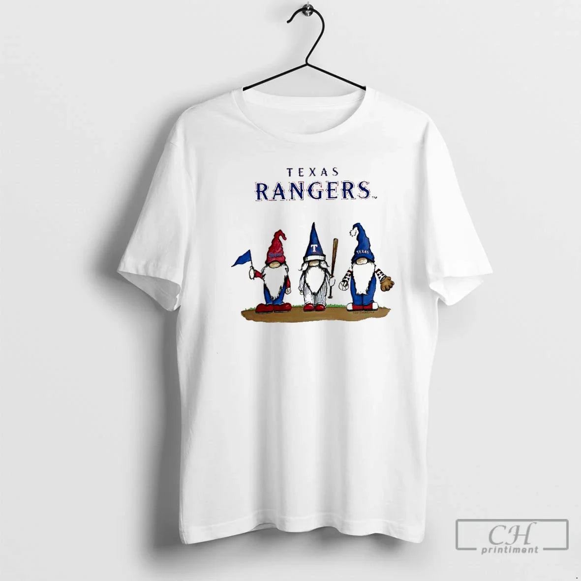 Classic Nationals Gnomes With Texas Rangers Basketball Unisex