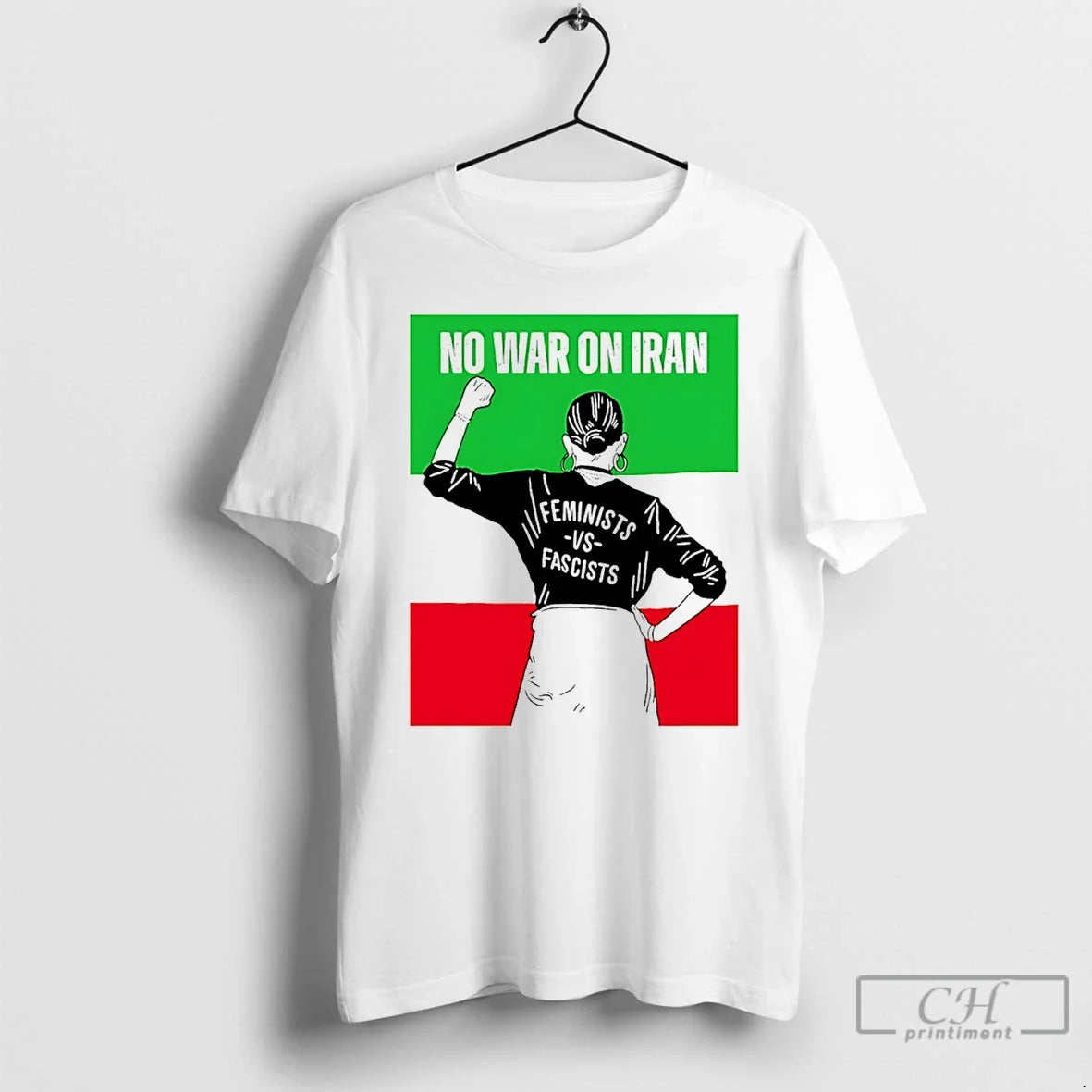 Classic No War On Iran Feminists Vs Fascists 2026 Unisex
