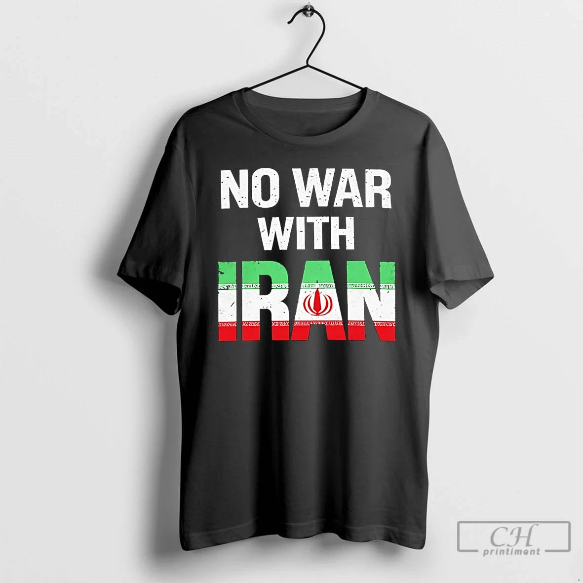 Classic No War With Iran Peace Protest Unisex
