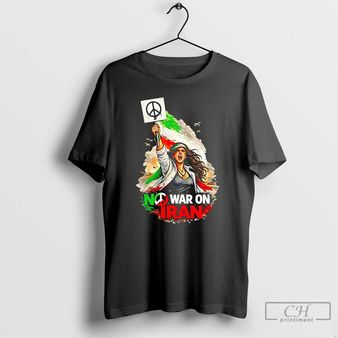 Classic No War On Iran Womens Protest Unisex