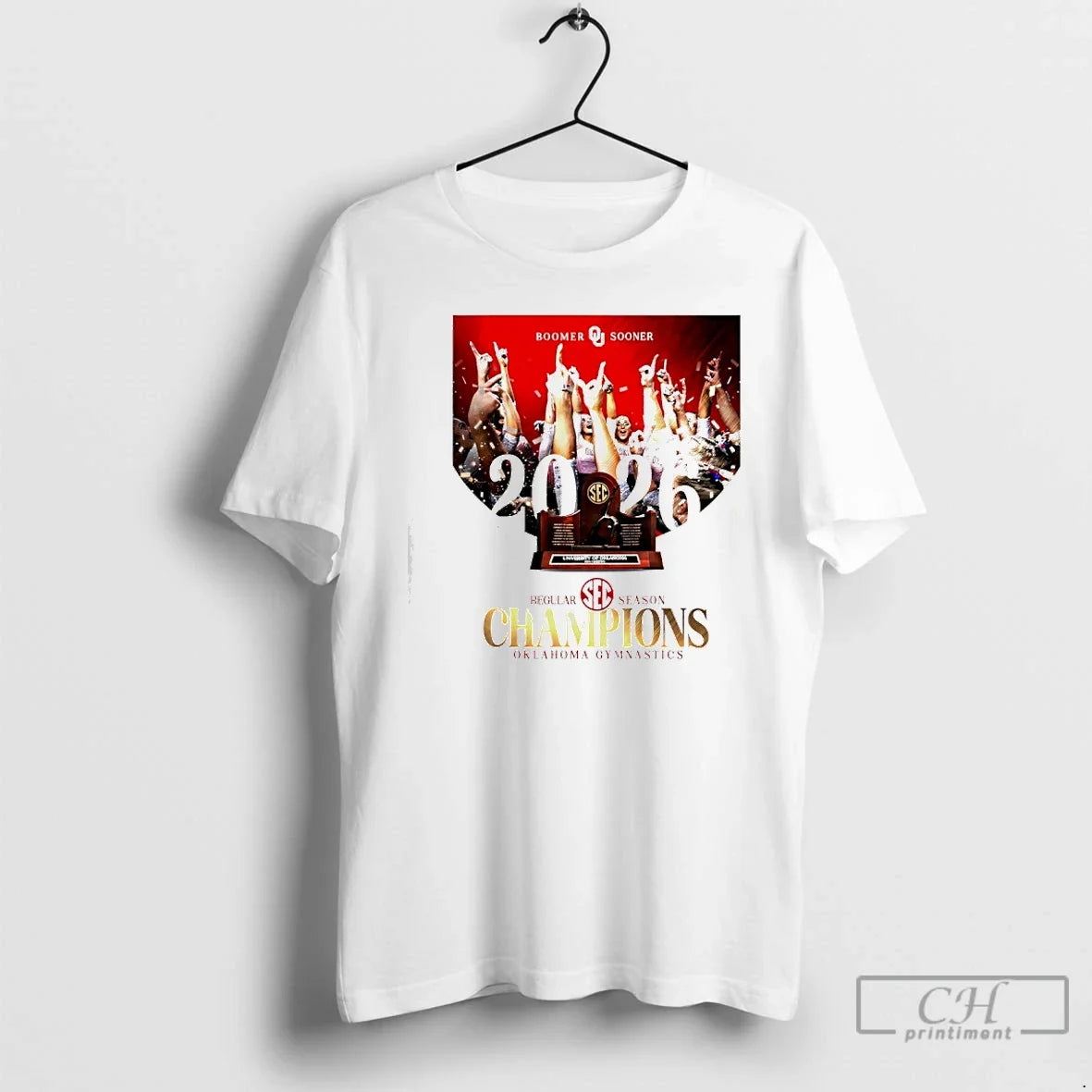 Classic Oklahoma Sooners Womens Gymnastics 2026 Sec Regular Season Champions Unisex