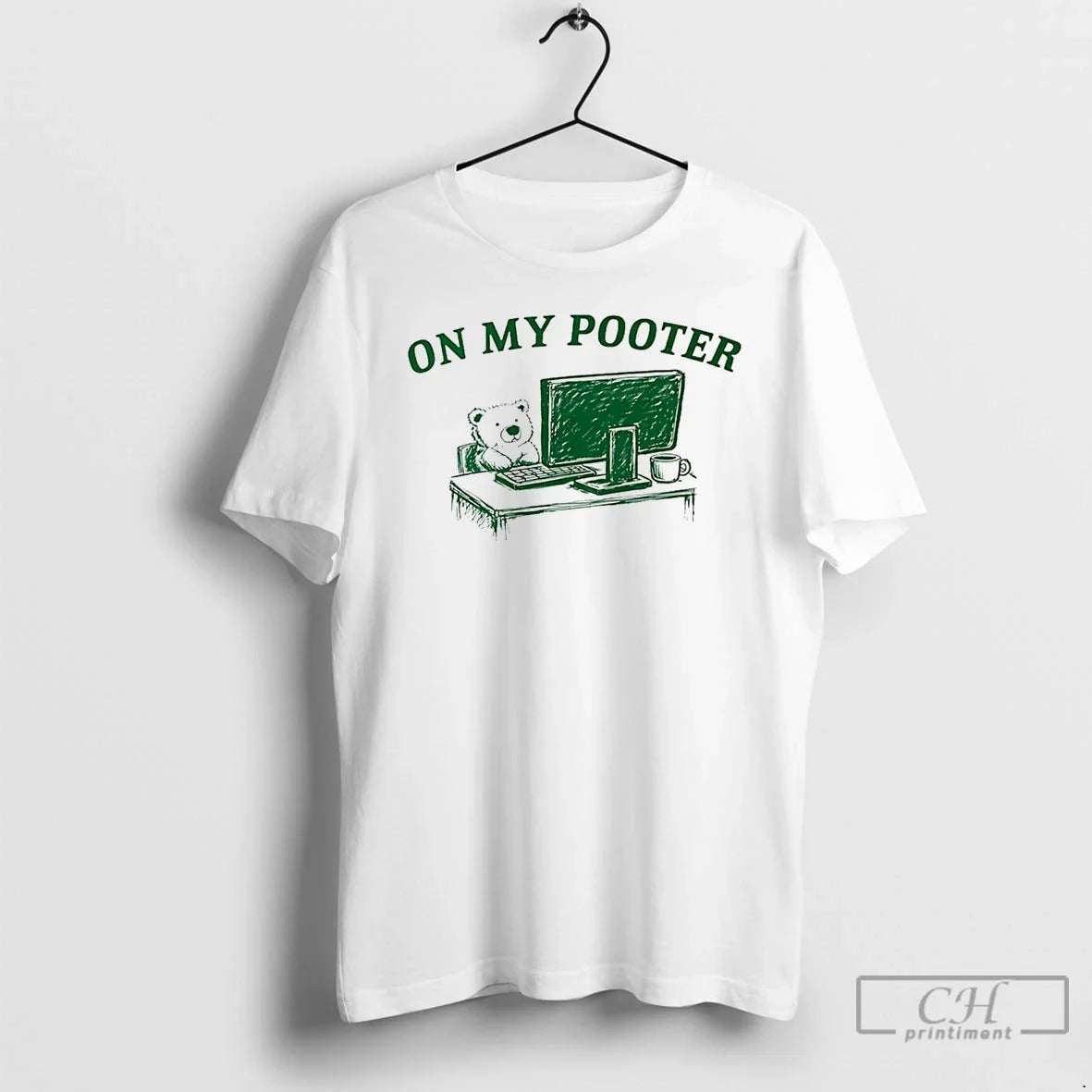 Classic On My Pooter Bear Cartoon Unisex