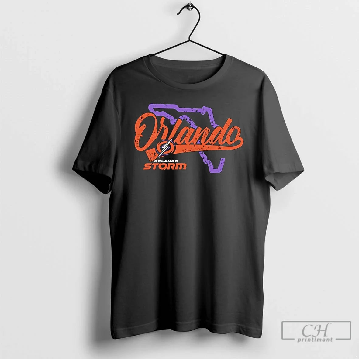 Classic Orlando Storm Loog State Map Unisex