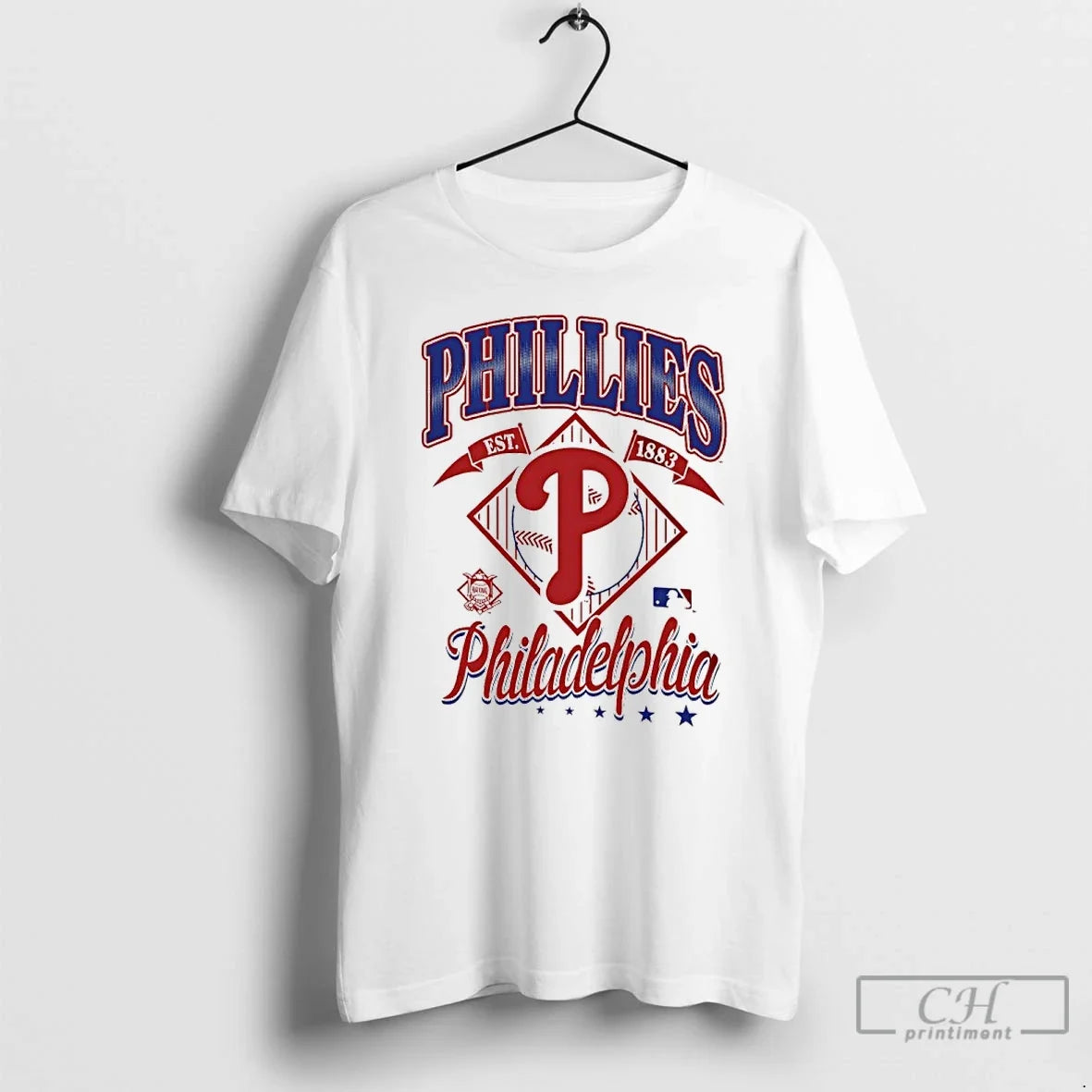 Classic Philadelphia Phillies National League Logo Est 1883 Unisex