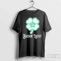 Classic Professional Bull Riders St Patricks Day Buckin Lucky Logo Unisex