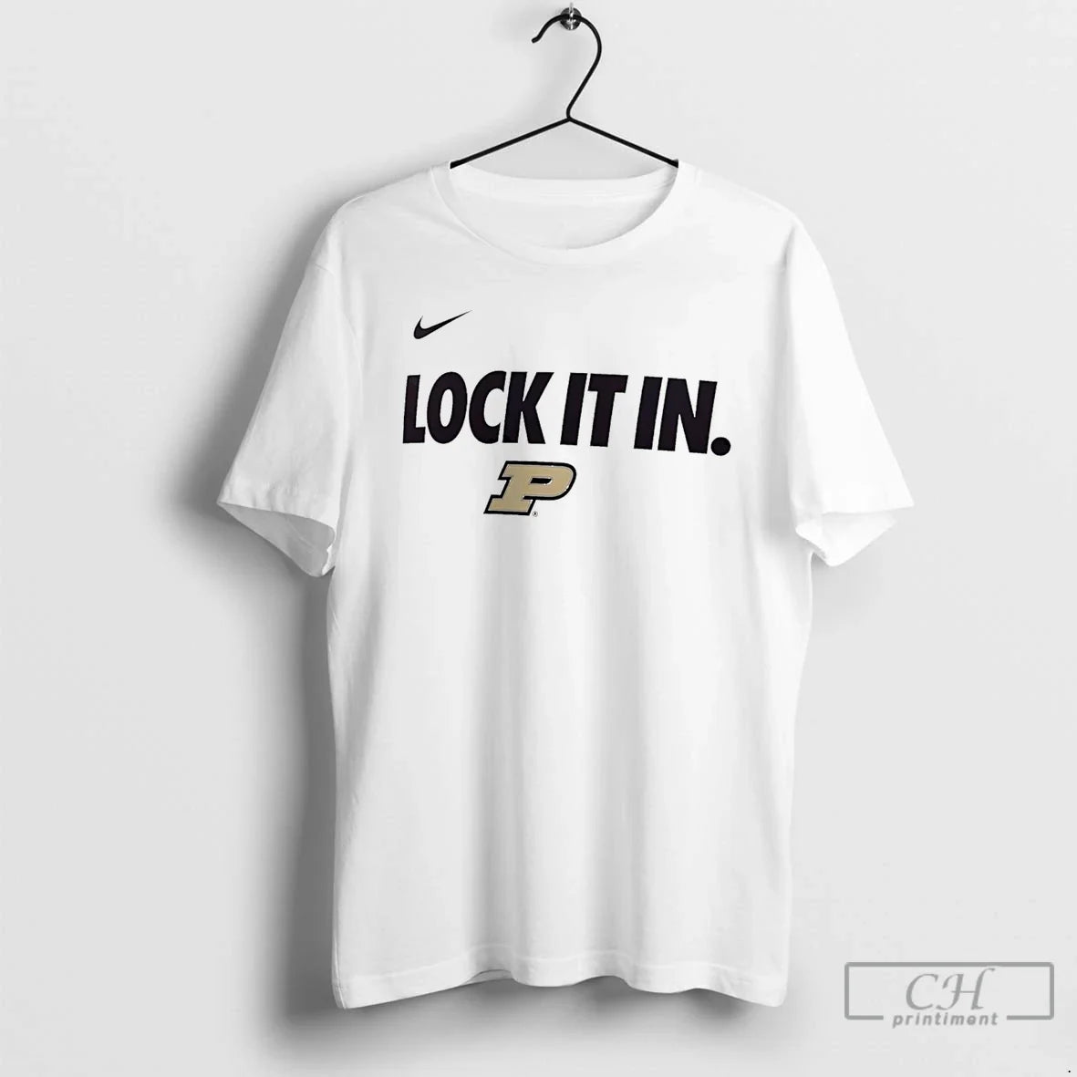 Classic Purdue Boilermakers Lock It In Logo Unisex