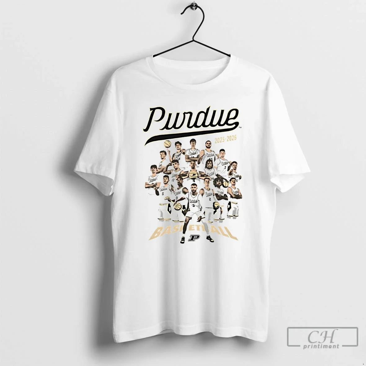 Classic Purdue Boilermakers Mens Basketball 2025 2026 Graphic Unisex