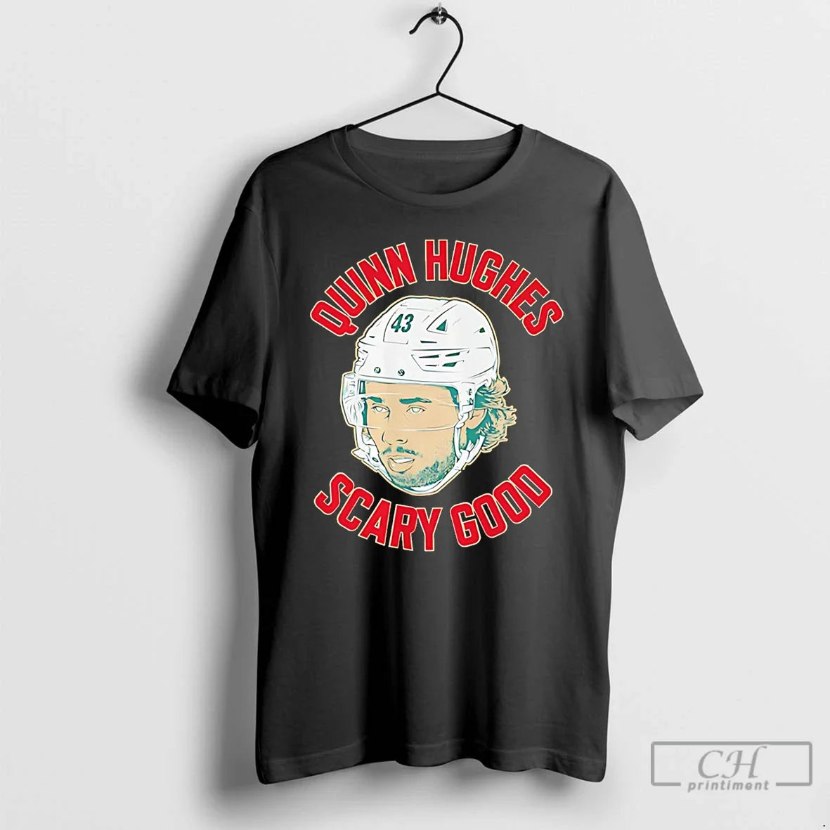 Classic Quinn Hughes Scary Good Minnesota Hockey Unisex