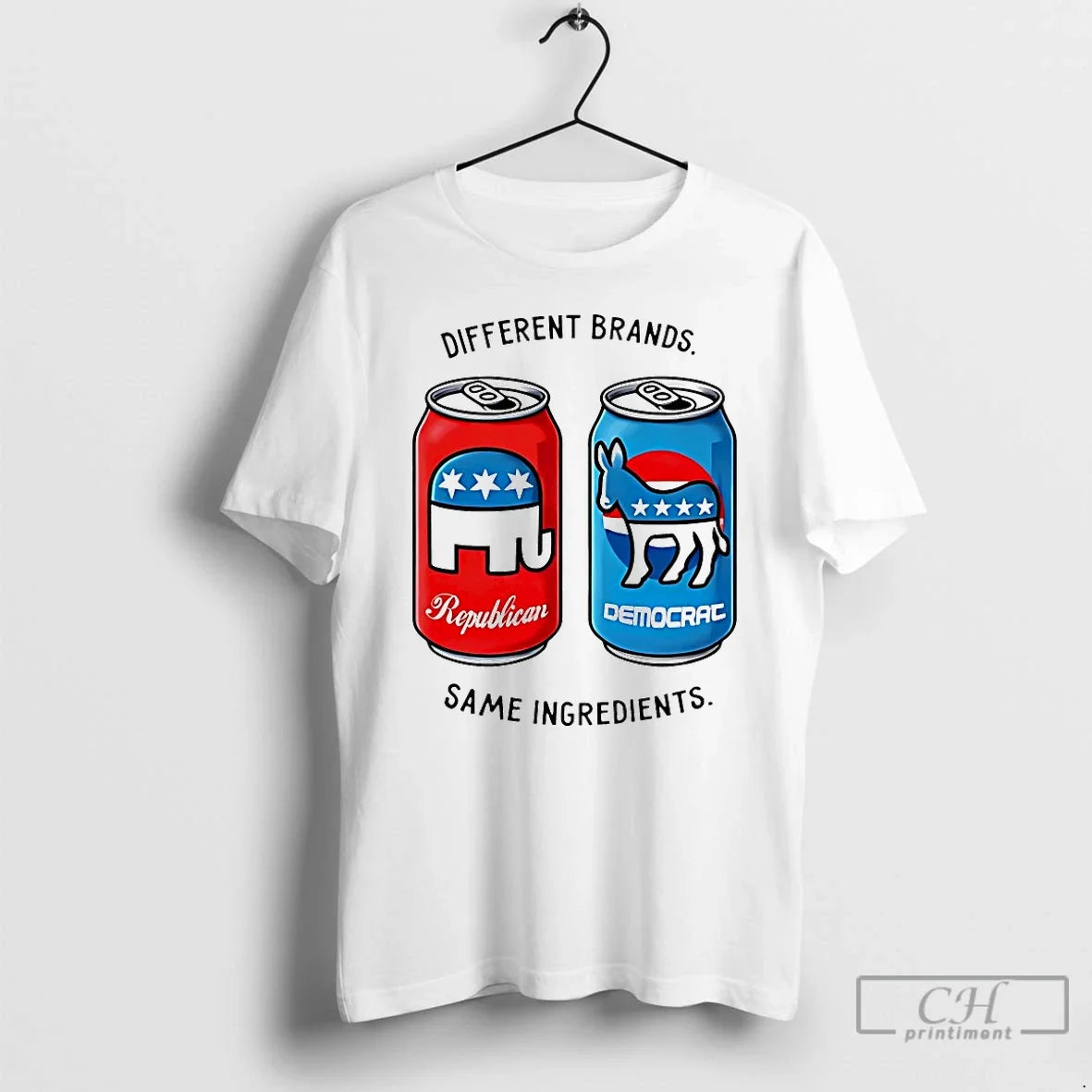 Classic Republican Democrat Different Brands Same Ingredients Unisex