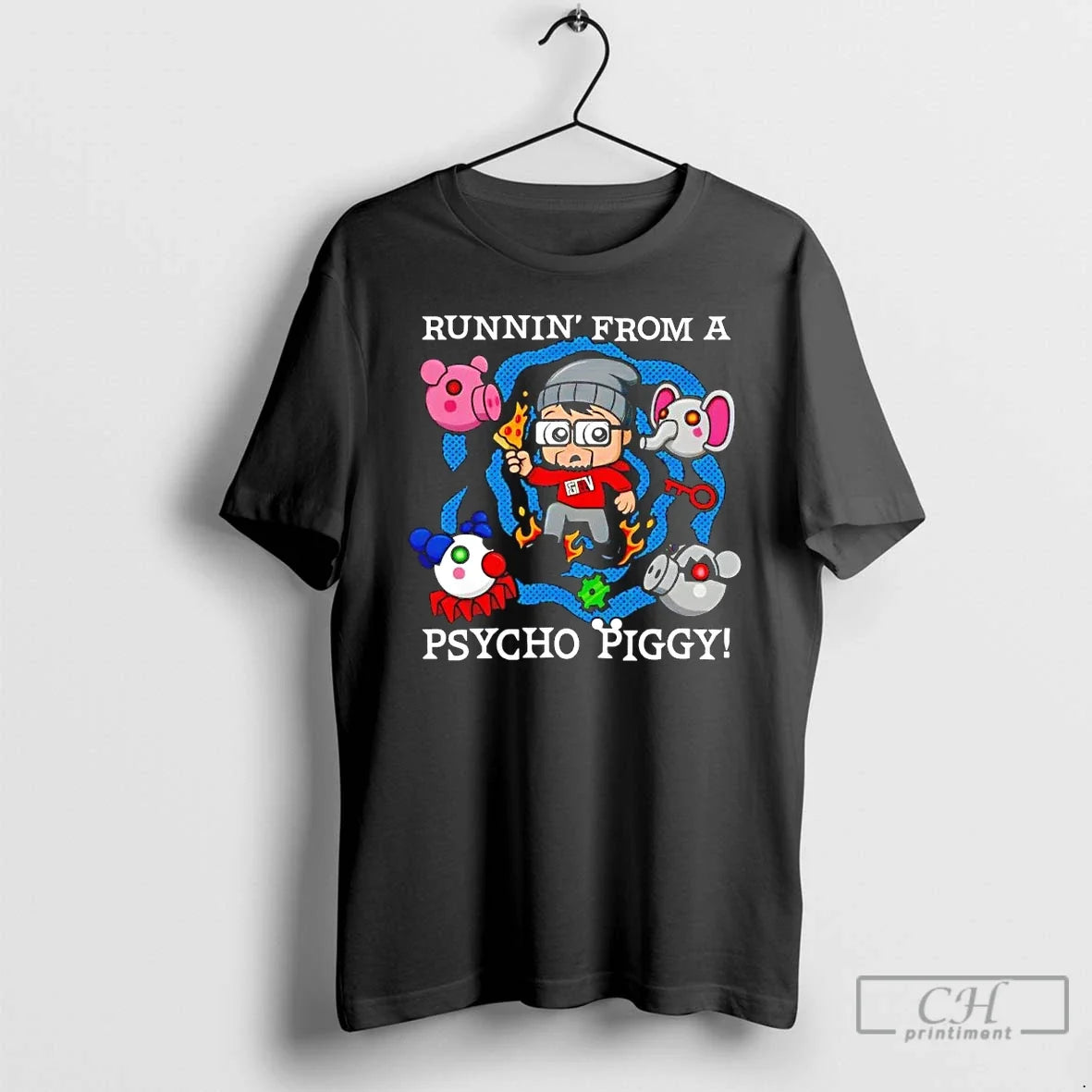 Classic Runnin From A Psycho Piggy Unisex