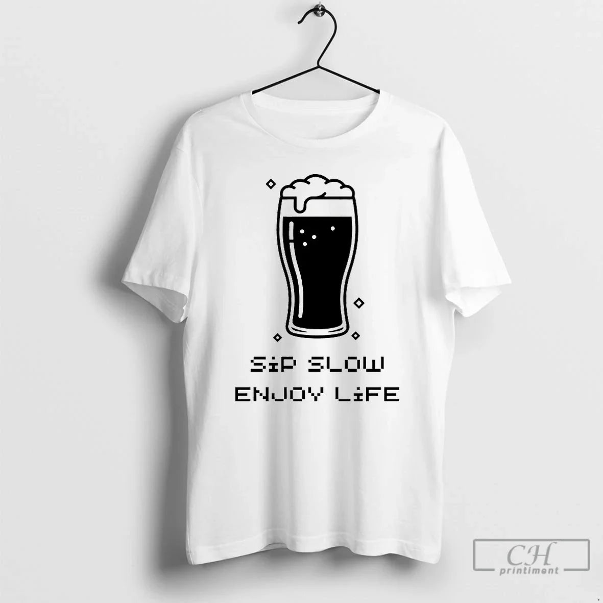 Classic Sip Slow Enjoy Life Beer Drinker Relaxation Unisex
