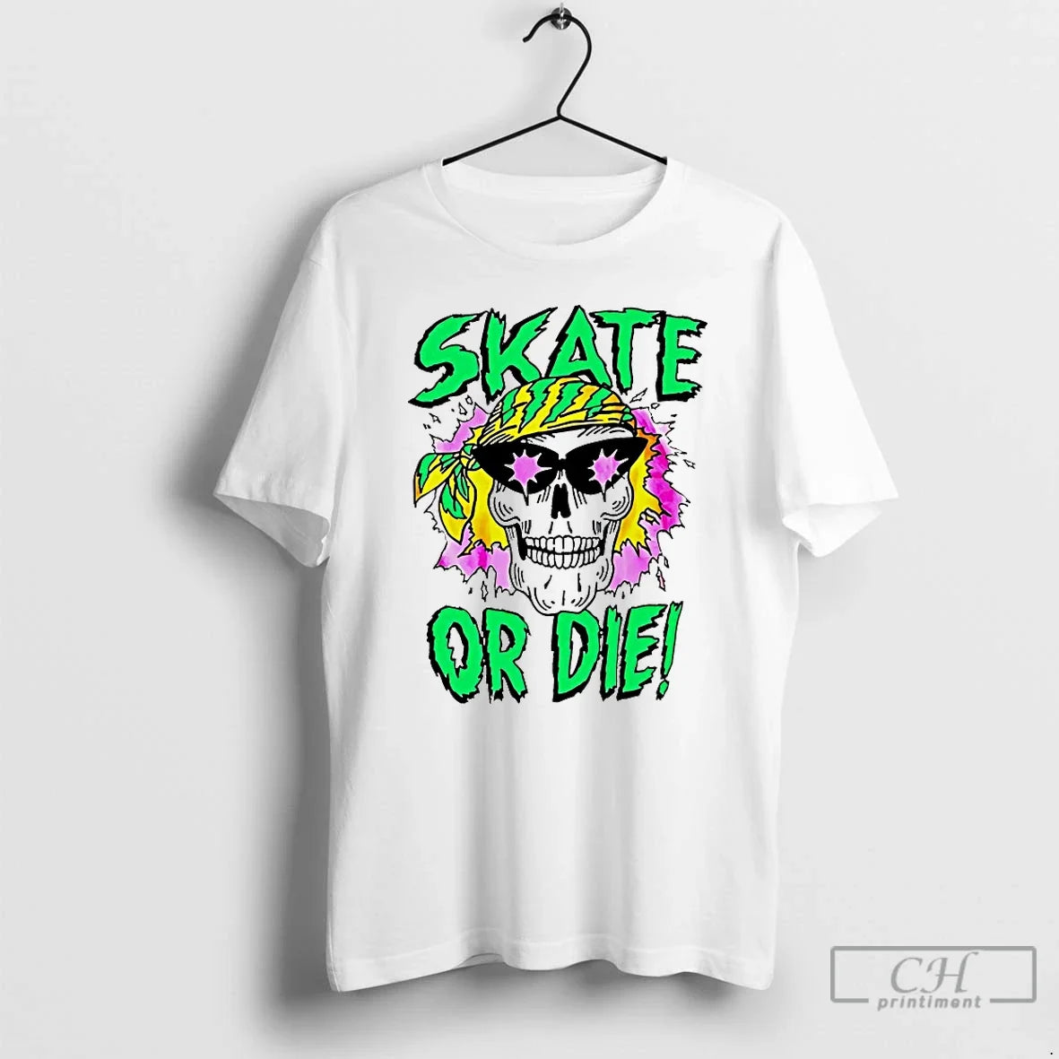 Classic Skull Skate Or Die Unisex