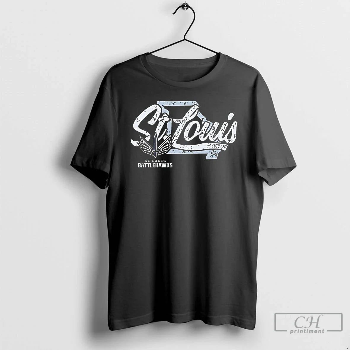 Classic St Louis Battlehawks State Map 26 Unisex