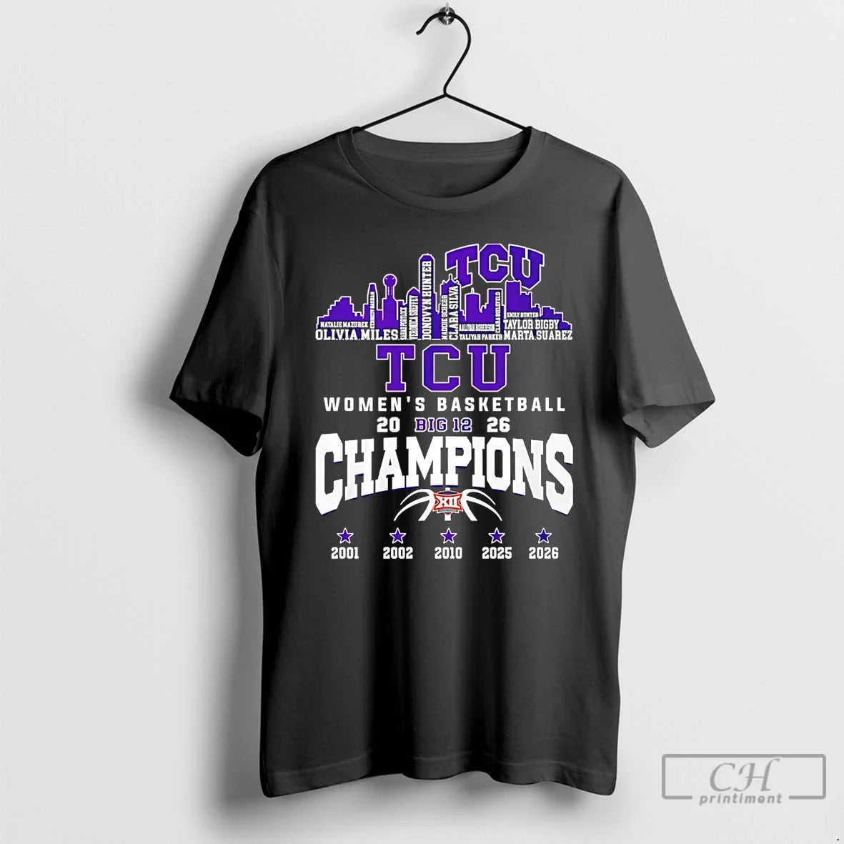Classic Tcu Womens Basketball 2026 Sec Champions 5 Time Unisex