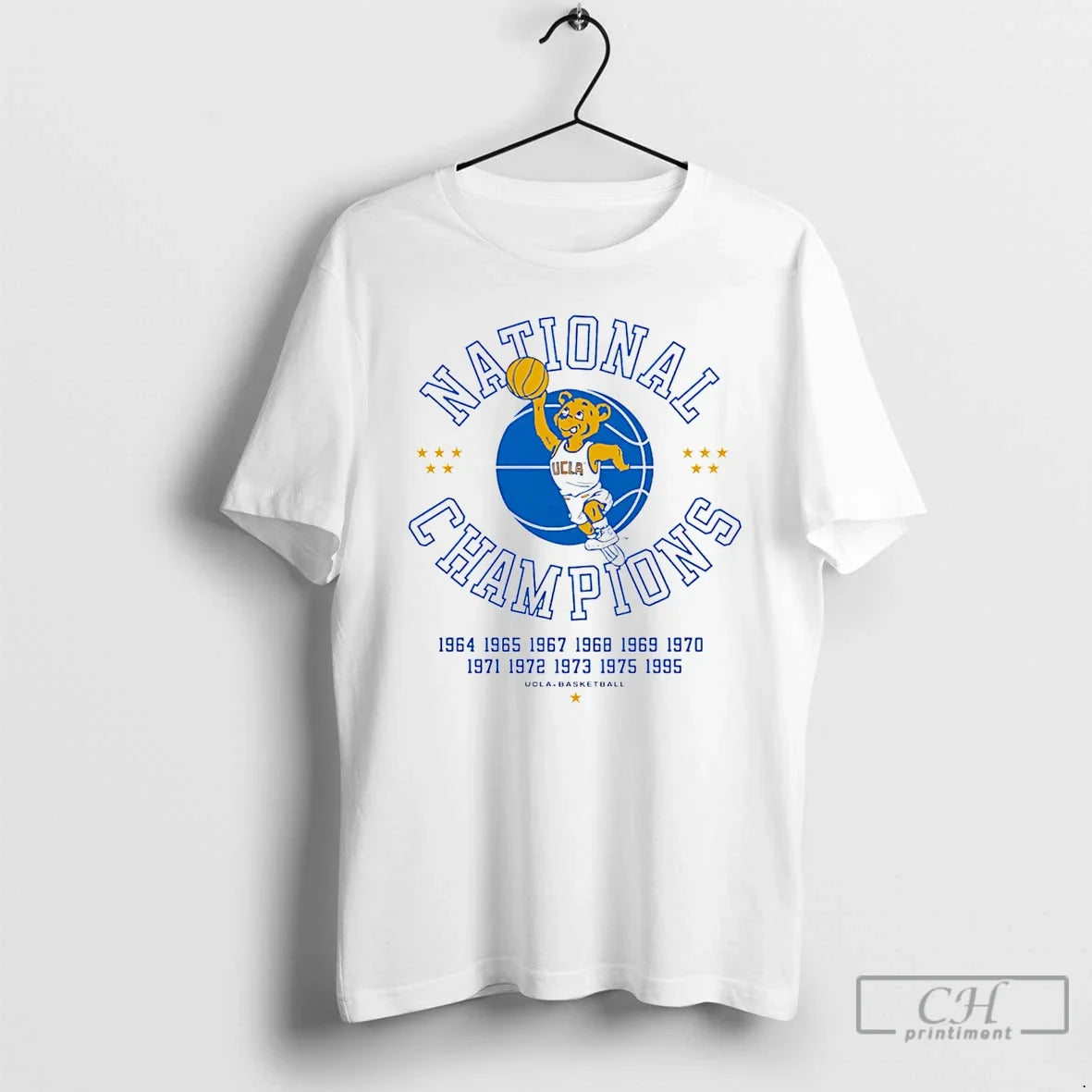 Classic Ucla Mens Basketball 11 Time National Champions Unisex