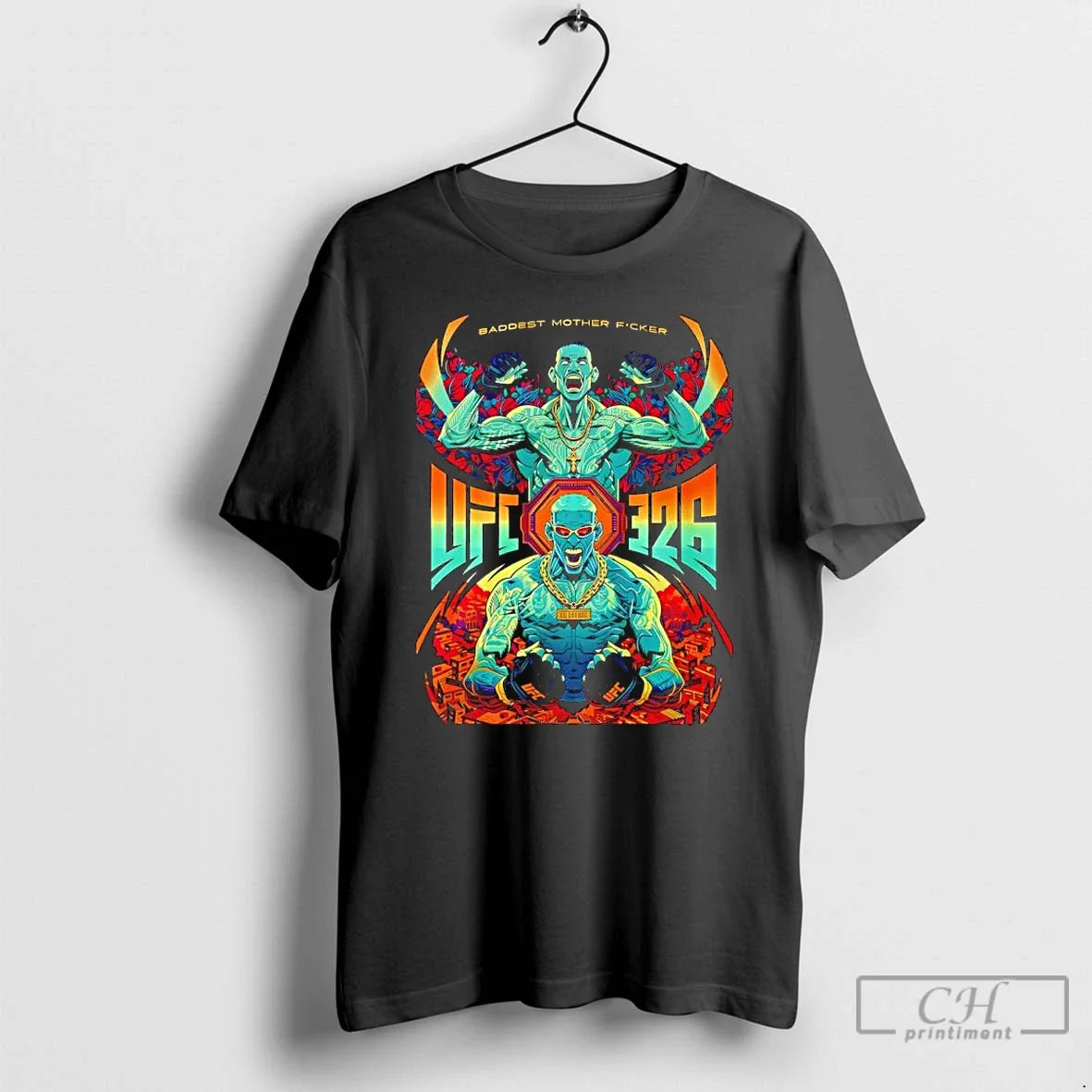 Classic Ufc 326 Series Charles Oliveira Vs Max Holloway Baddest Mother Fucker T Shirts Sweater