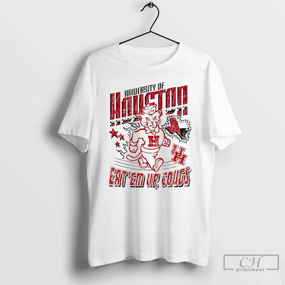 Classic University Of Houston Eat Em Up Cougs Unisex