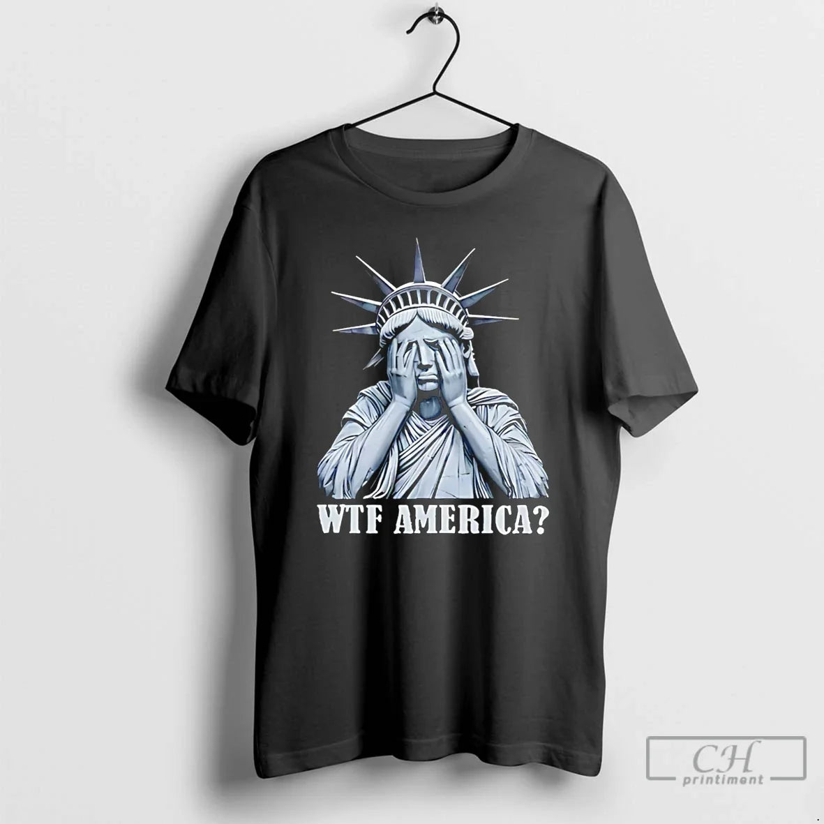 Classic Wtf America Statue Of Liberty Unisex