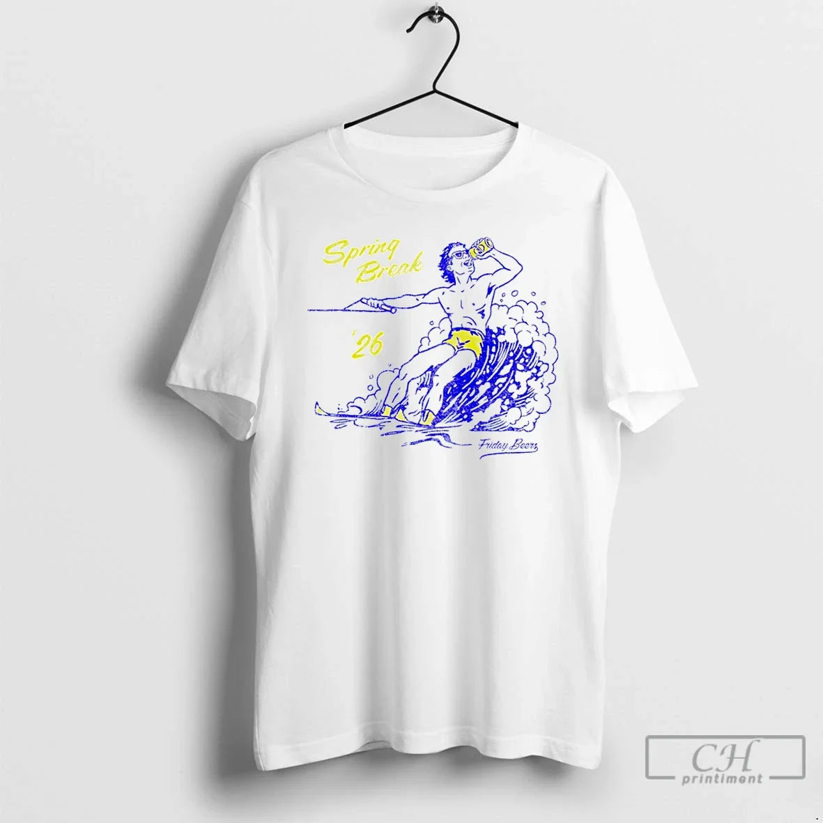 Classic Waterski Sring Beak 26 Friday Beer Unisex