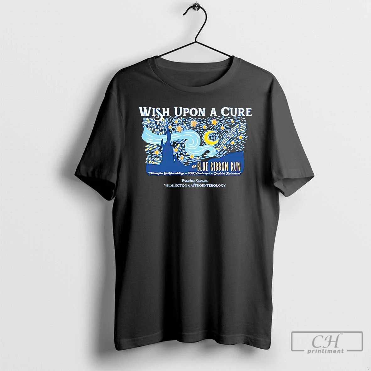 Classic Wish Upon A Cure Blue Ribbon Run Unisex