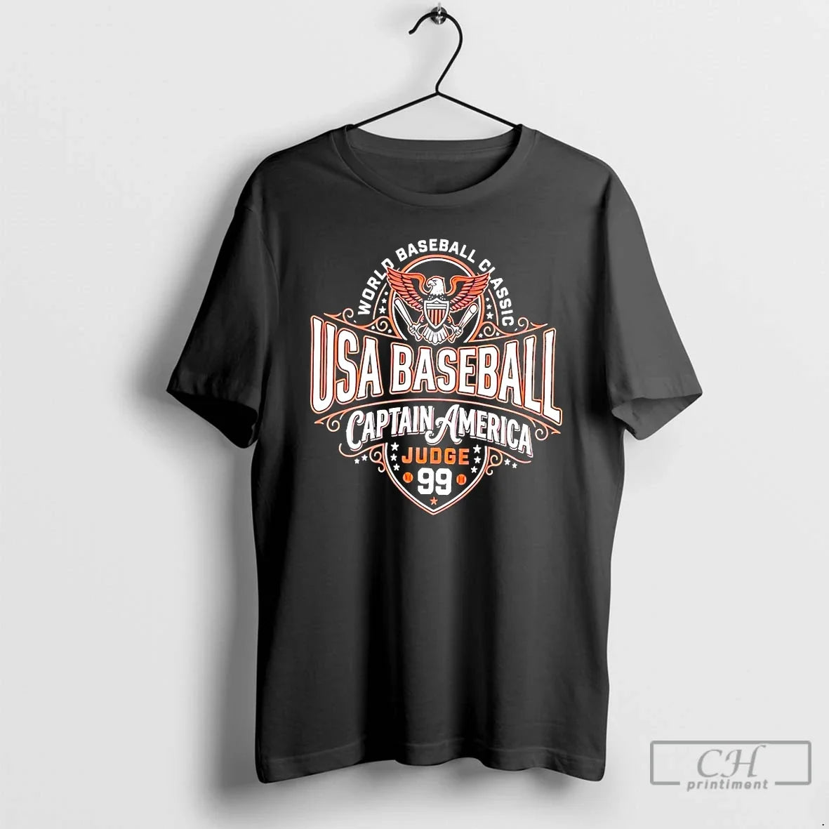 Classic World Baseball Classic Usa Baseball Captain America Judge 99 Unisex
