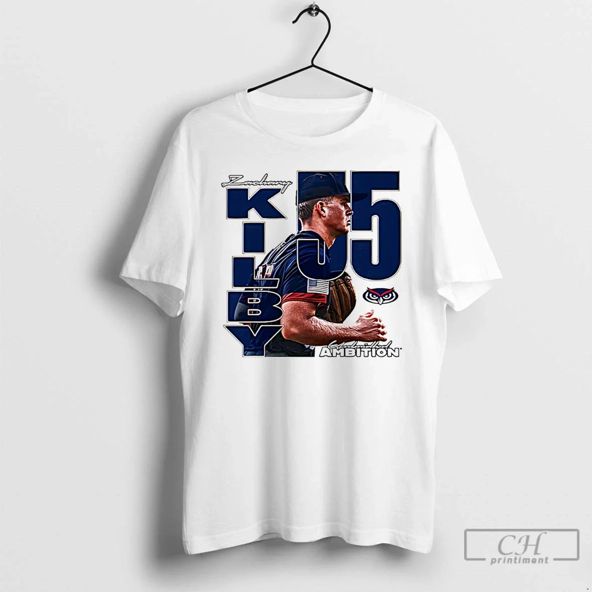 Classic Zach Kilby Fau Basketball Ncaa Graphic 26 Unisex