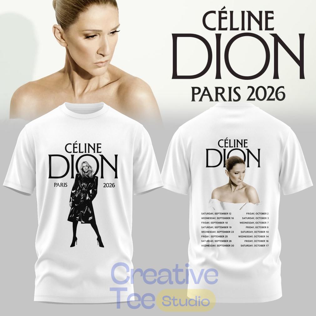 Céline Dion LIVE IN PARIS 2026 Limited T-Shirt