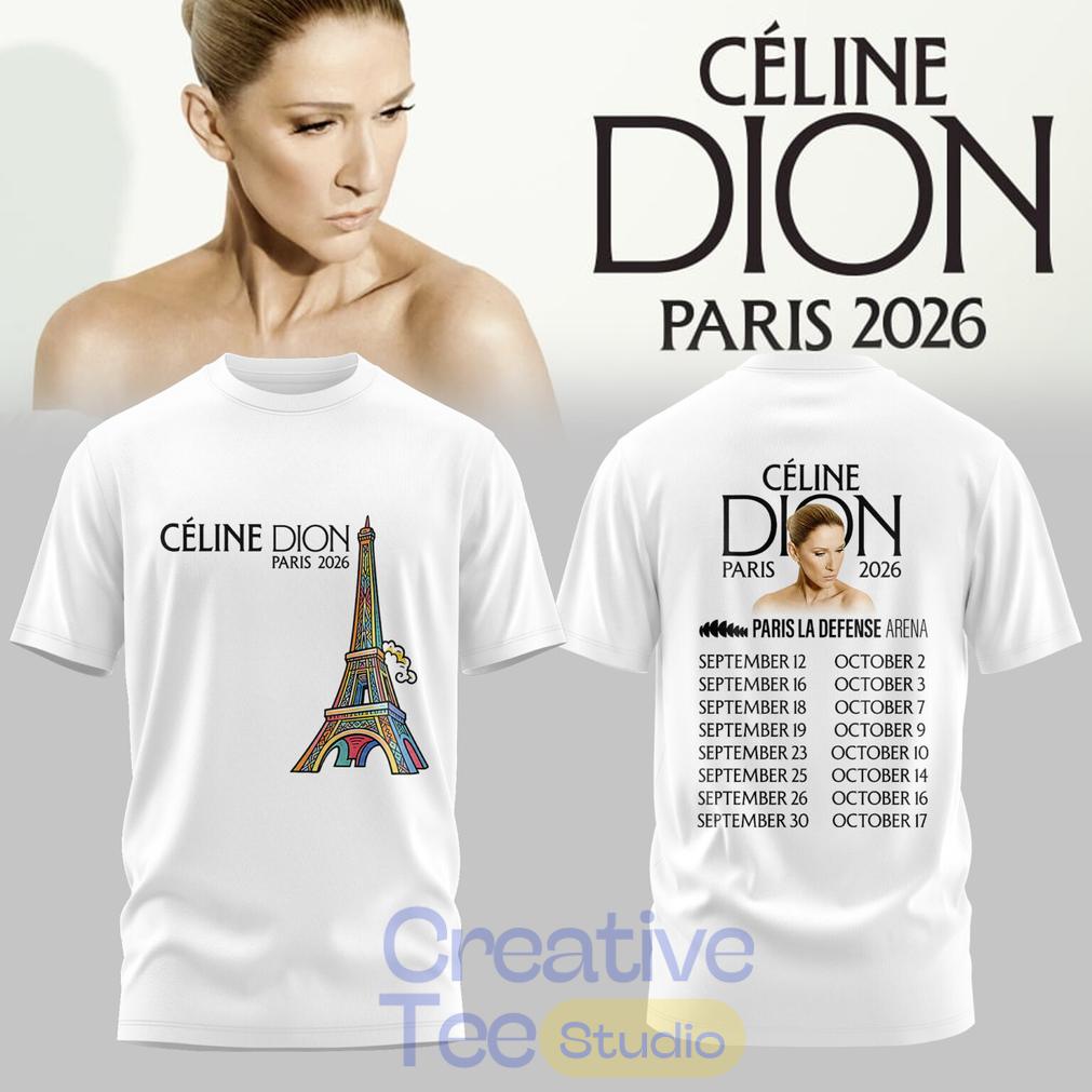 Céline Dion LIVE IN PARIS 2026 Limited T-Shirt