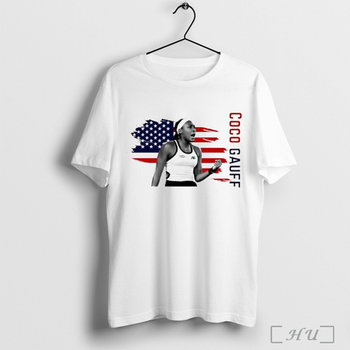 Coco Gauff Tennis Palyer Flag T Shirt Unisex