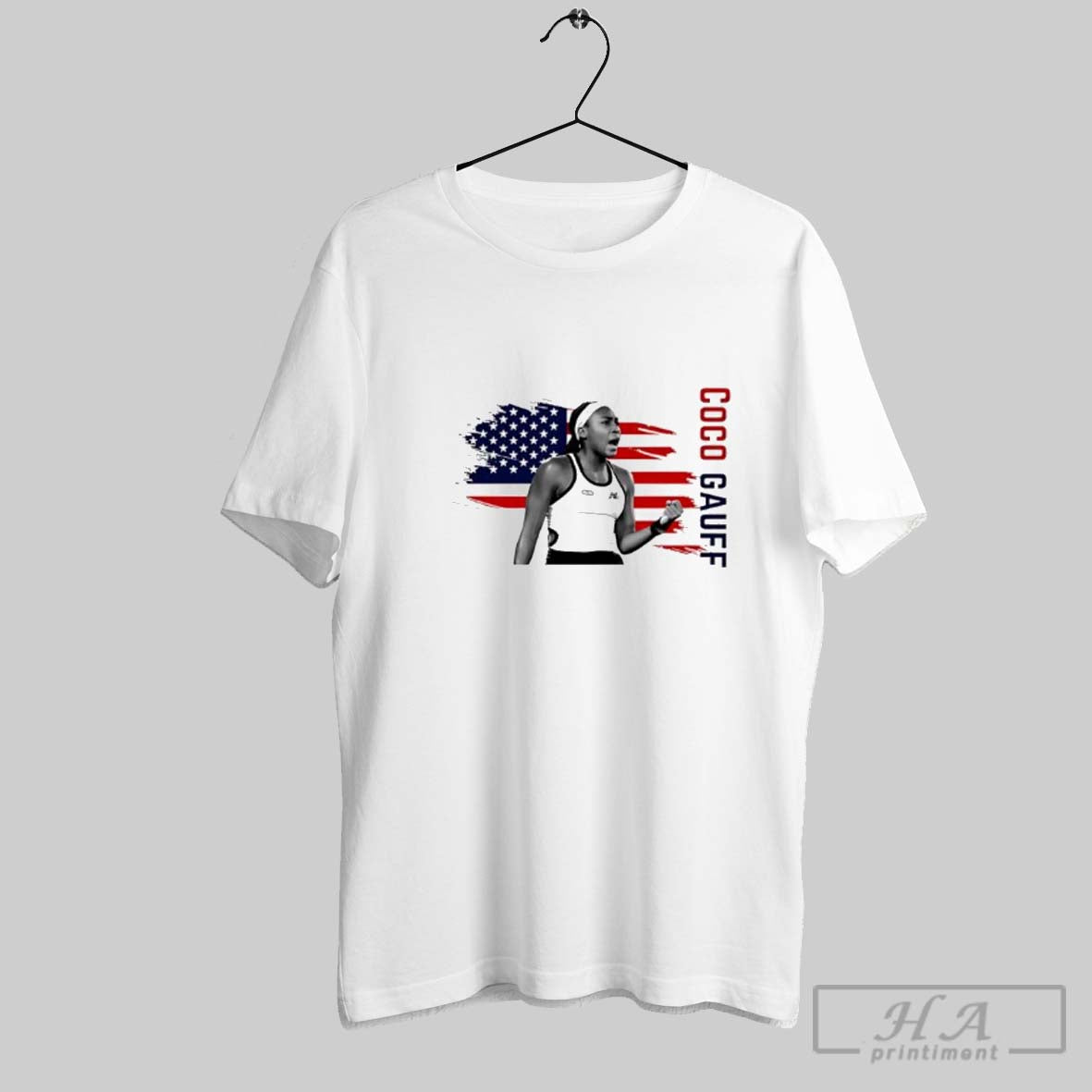 Coco Gauff Tennis Palyer Flag Unisex